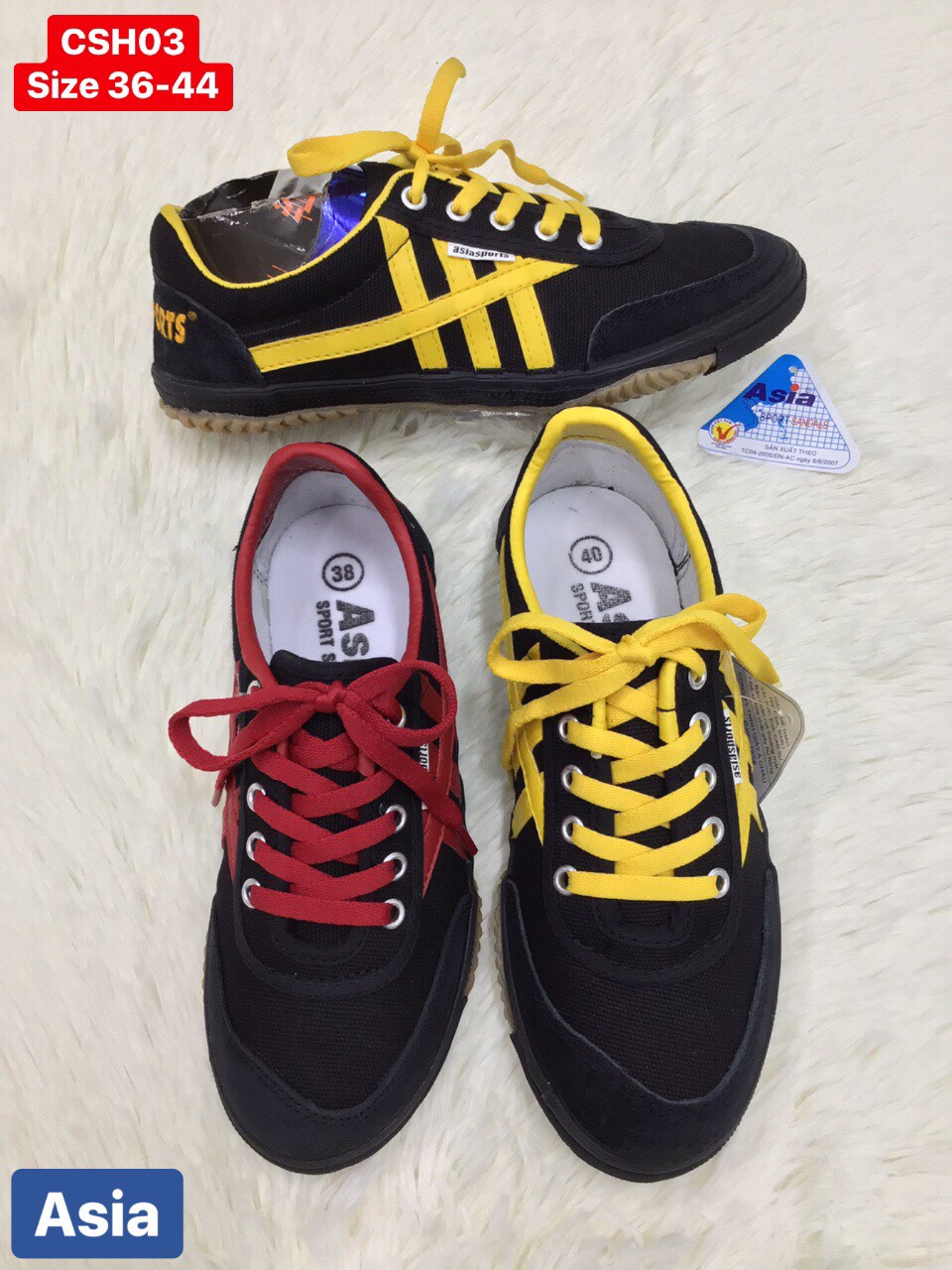 Giày bata Asia CSH03 màu đen